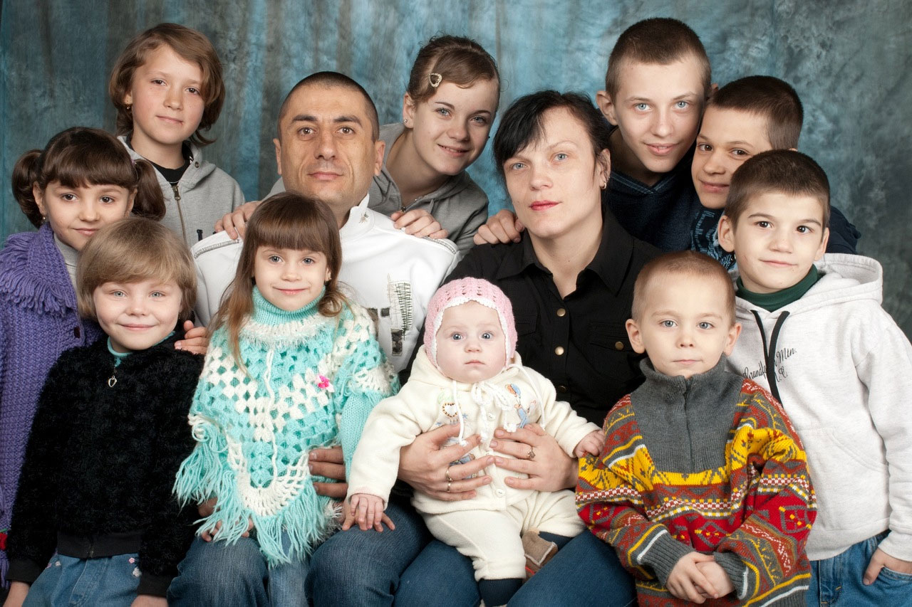 Многодетные русские семьи